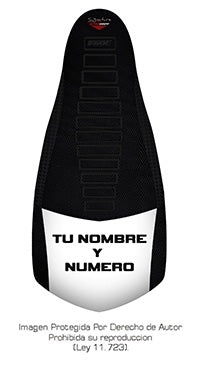 Funda Asiento Yamaha Raptor 250 Signature Personalizada Fmx Covers