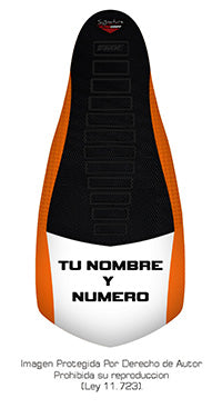 Funda Asiento Yamaha Raptor 250 Signature Personalizada Fmx Covers