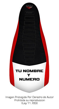 Funda Asiento Yamaha Raptor 250 Signature Personalizada Fmx Covers