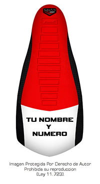 Funda Asiento Yamaha Raptor 250 Signature Personalizada Fmx Covers