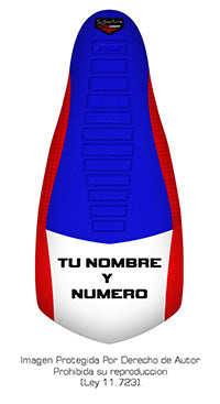 Funda Asiento Yamaha Raptor 250 Signature Personalizada Fmx Covers