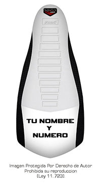 Funda Asiento Yamaha Raptor 250 Signature Personalizada Fmx Covers