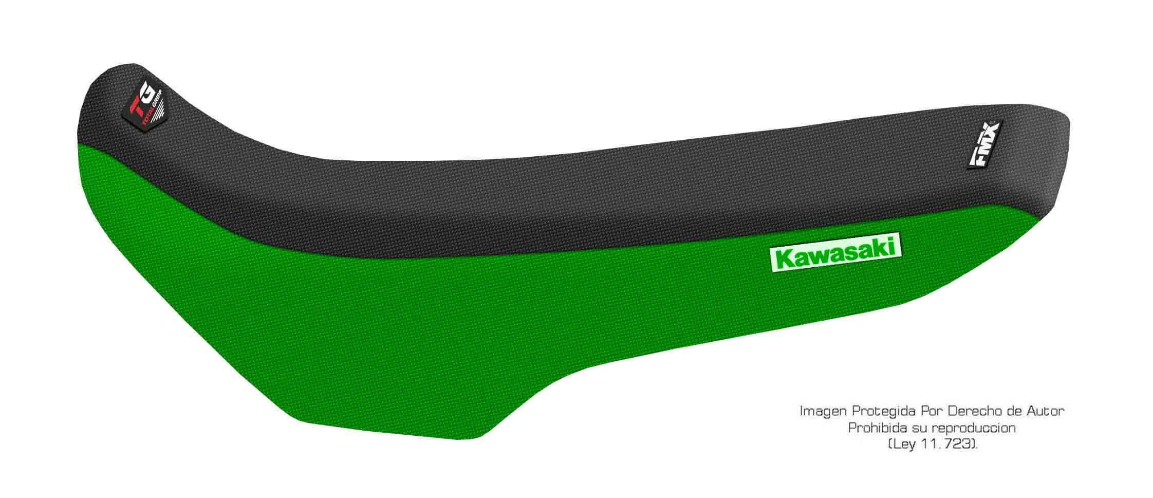 Funda Asiento Kawasaki Klx 650 R Total Grip Fmx Covers