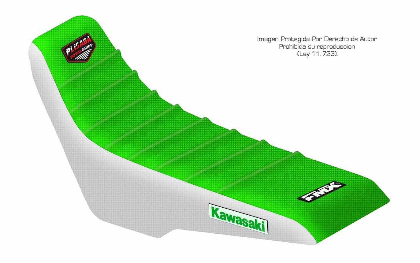 Funda Asiento Kawasaki Klx 250 R 94/96 - Klx 300 R 97/07 Plisadas Fmx Covers